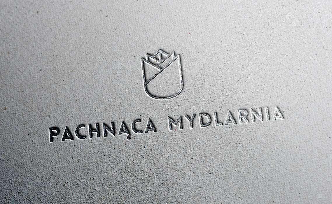 wizualizacja logo na papierze